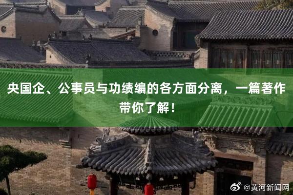 央国企、公事员与功绩编的各方面分离，一篇著作带你了解！