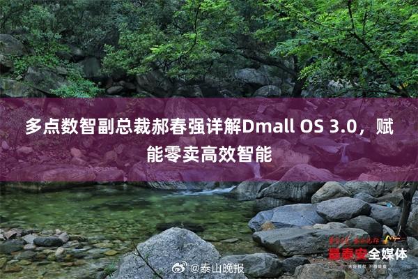 多点数智副总裁郝春强详解Dmall OS 3.0，赋能零卖高效智能